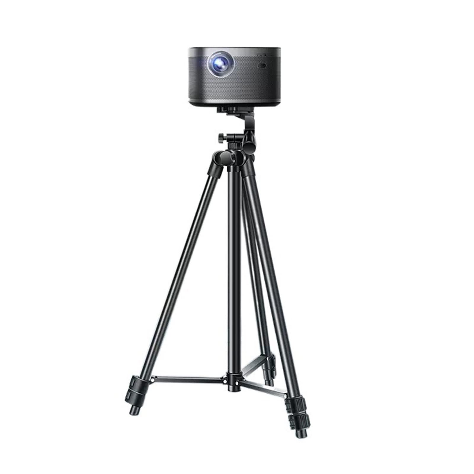 AYCDL Projector Mount Home Projector Support Floor Mounted Hole Free Telescopic Tripod Universal Desktop Bedside Sofa Portable Triangular Projector Stand Projector St,size_name-140cm