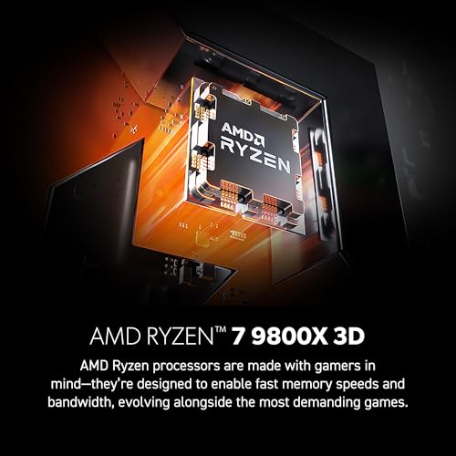 Vision ZS Gaming Desktop PC | AMD Ryzen 7 9800X3D | NVIDIA GeForce RTX 5070 12 GB | 32 GB DDR5 RAM | SSD NVMe da 2 TB | Raffreddamento a liquido AIO da 360 mm | Wi-Fi 6E | Windows 11 Home | VR - PC Desktop - Immagine 2