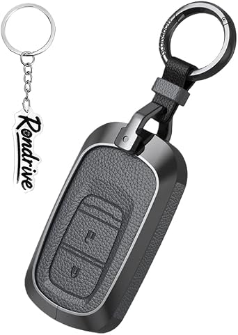Honda Key Case, Key Cover, Key Holder, Leather, Metal, Stylish, N-ONE N-VAN N-BOX ZR-V Accord Vezel, Prelude Fried Civic Step Wagon 2021-2026 Car Accessory, Gift