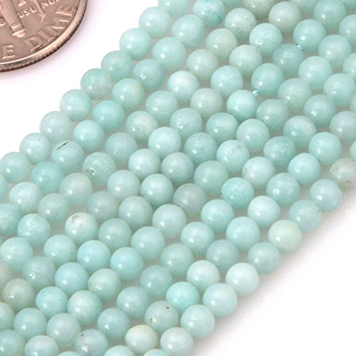 GEM-Inside Amazonite 3mm 15 Inch Strand for Jewelry Making