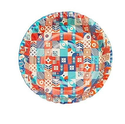 SPOTKLEAN Printed Dinner Paper Plates/Party/Small Events (20pcs/Pack) (191 MM)