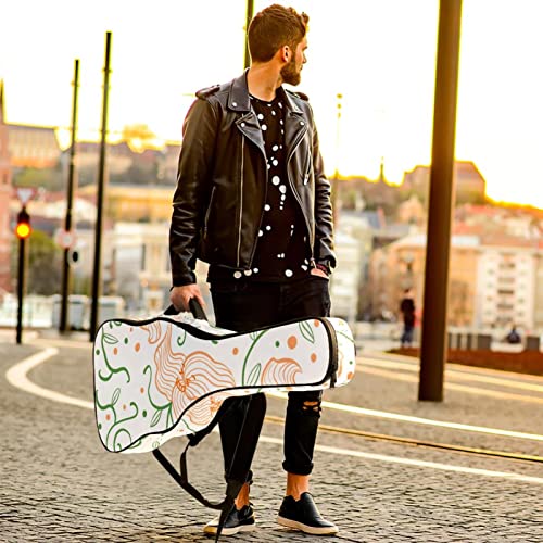 Housse de transport étanche pour guitare avec bandoulière réglable Motif ethnique Fleurs, Multicolore 05, 42.9×16.9×4.7… - Les Beatles, Paul McCartney, John Lennon, RIngo Starr, George Harrison Housse de transport étanche pour guitare avec bandoulière réglable Motif ethnique Fleurs, Multicolore 05, 42.9x16.9x4.7… – Image 7