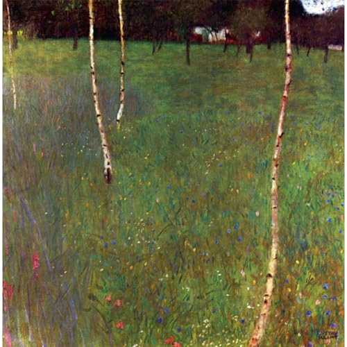 Impression giclée sur toile anti-décoloration Klimt Farmhouse 76x101