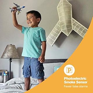 First Alert PR700A Slim Series Battery Powered Photoelectric Smoke Alarm