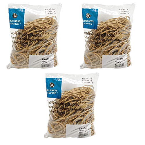 Business Source Size 117B Rubber Bands (15729) - 3 Pack