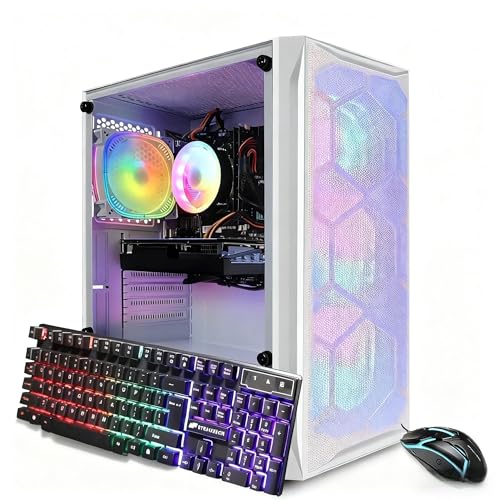 STGAubron Gaming PC Desktop,Corei7 8th Gen,RX 5700 8G, 32GB DDR4,1TB SSD