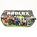 Game Roblox Estuche de lona con cremallera,Juego de mundo virtual Estuche de lápices Gran capacidad Bolsa Doble cremallera Oficina Bolígrafo Organizador Bolsa de papelería