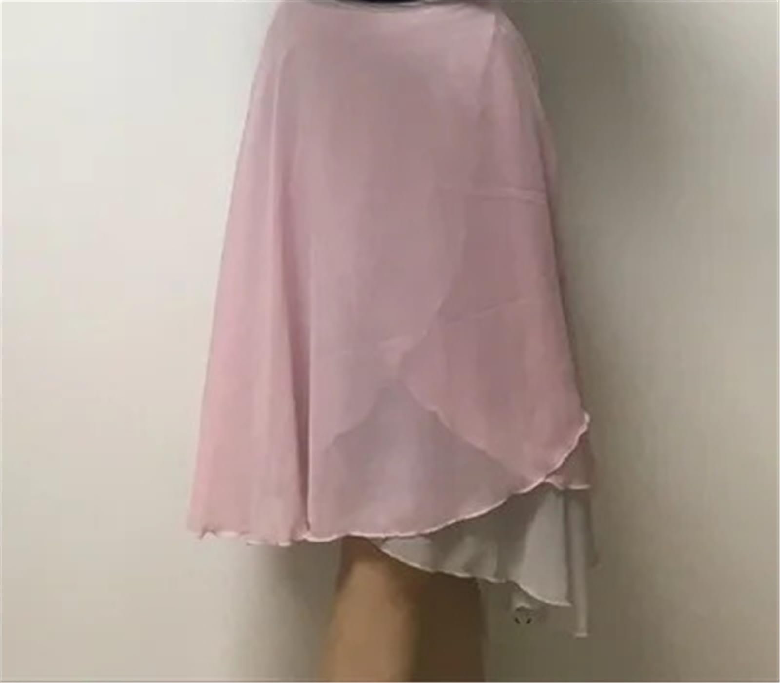 Falda larga de baile Ballet for mujer, falda for adultos, cubierta con estampado Floral, leotardo práctica, tutú bailarina Para Mujer