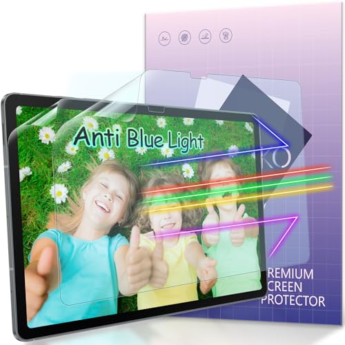Image of IPROKKO 2 Pack Anti Blue Light Screen Protector for Samsung Galaxy Tab S10 FE Plus(13.1 inch, 2025), Matte Anti Glare Harmful Light Filter Eye Protection Cover, Bubble Free Easy Install Compatible with S10 FE+