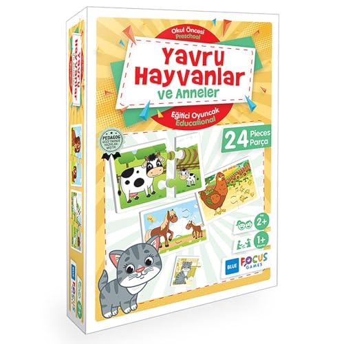 Figurines yavru hayvanlar ve anneler : animaux miniatures pour enfants