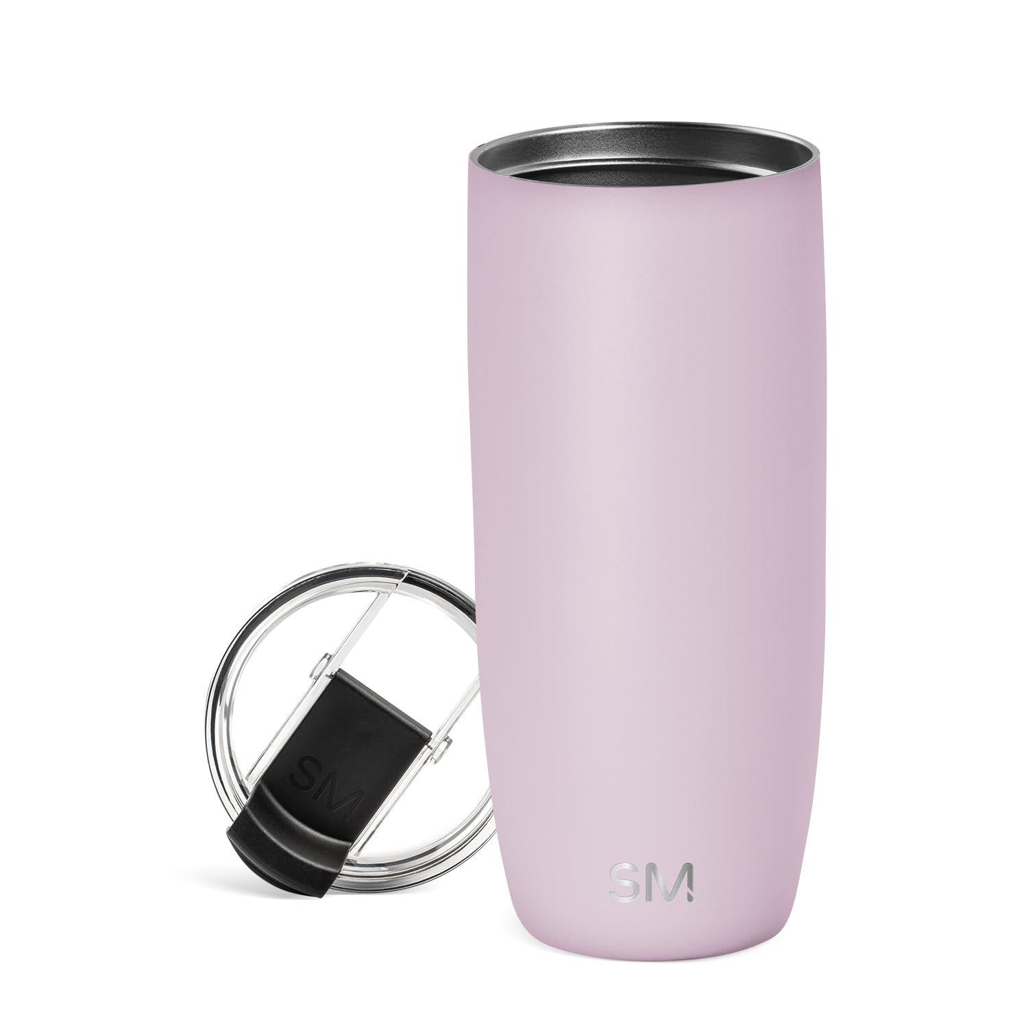 Simple Modern Travel Coffee Mug Tumbler with Flip Lid | Reusable Insulated Stainless Steel Cold Brew Iced Coffee Cup Thermos | Gifts for Women Men Him Her | Voyager Collection | 20oz | Lavender Mist