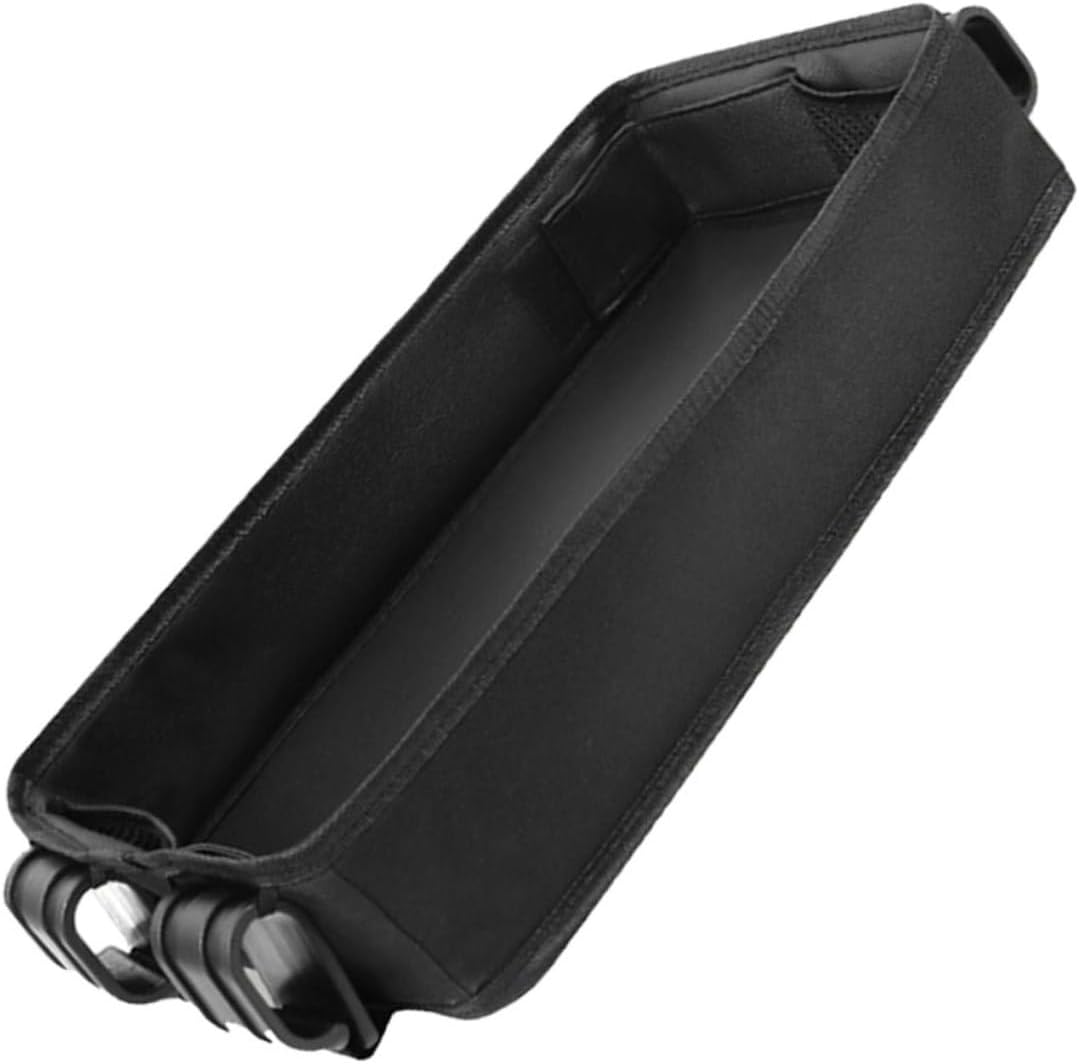 LIFKOME Snack Tray for Strollers Black Xl Clip Organizer for Boy Girl Canvas Lightweight Portable Design for and Everyday Use