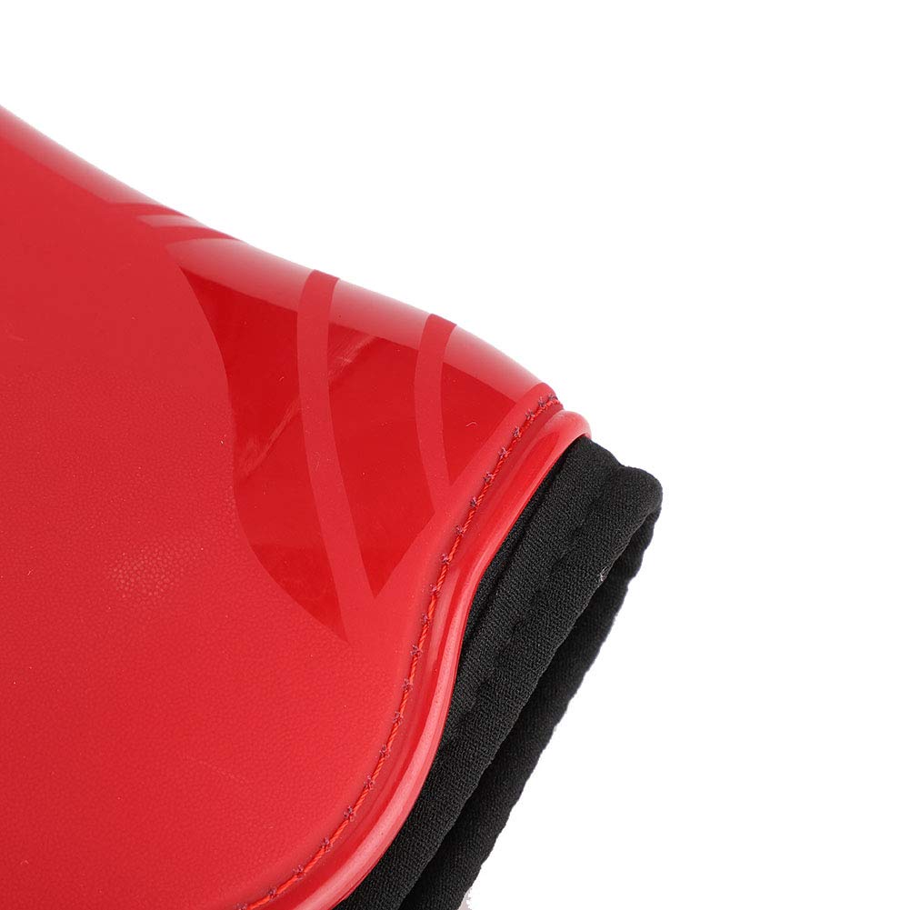 Cryfokt Stivali Protettivi per Le Gambe del Cavallo, Design Regolabile e Traspirante in Rosso per la Sicurezza dei Tessuti Molli, Ideali per i Professionisti Dell'equitazione, Confezione da 4