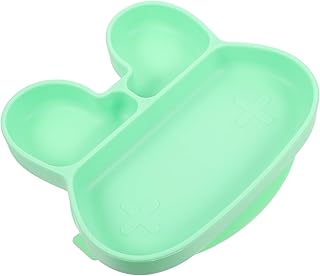 Totority 1Pc Placa De Silicone Para Crianças Placa De Comida Para Bebê Tigelas De Sucção Para Crianças Placa De Base De Sucção Placa De Alimentação De Bebê Placas De Sucção Para Crianças
