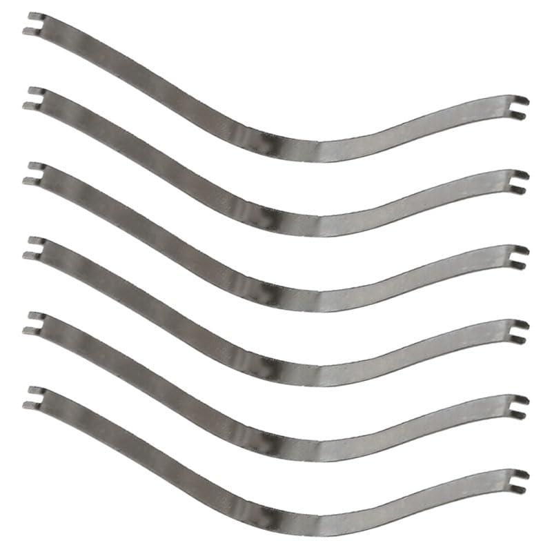Image of Haidong Stainless Steel Picture Frame Clip Frame Spring Clip Picture Frame Spring Clip DIY Picture Frame Hardware for Picture Frame Suspension 85*4mm 100PCS (3.35*0.16inch)
