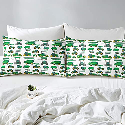 Loussiesd Excavator Car Kids Boys Cartoon Construction Truck Bed Sheets Ultra Soft Cars Tractors Bedding Set Teens Bedroom Decor Children Kid's Sheets - Image 3