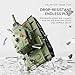 BRRRRT 1/64 RC Battle Tank Set,Remote Control Military Vehicles with Infrared Shoot,RC Tank That Shoots with 330° Rotating Turret and Sound & Lighting for Kids Gift 8+