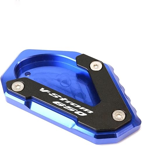 JADESA CNC aluminio for Suzuki V-Strom 650XT VSTROM 650 DL650 2004-2022 2021 Kickstand Foot Side Stand Extension Pad Support Plate (Color  Multi)