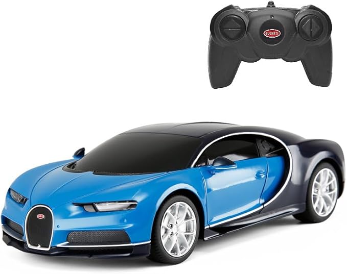 CMJ Bugatti Chiron Remote Control Car - 1:24 Scale, 2.4Ghz, Working Lights, Officially Licensed