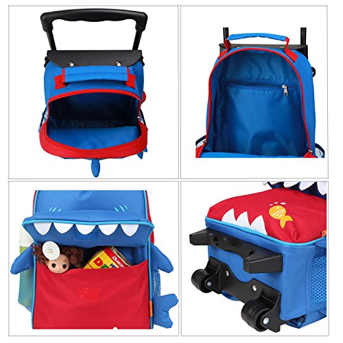 Yodo 3-Way Kids Suitcase Luggage or Toddler Rolling Backpack with wheels - Image 4