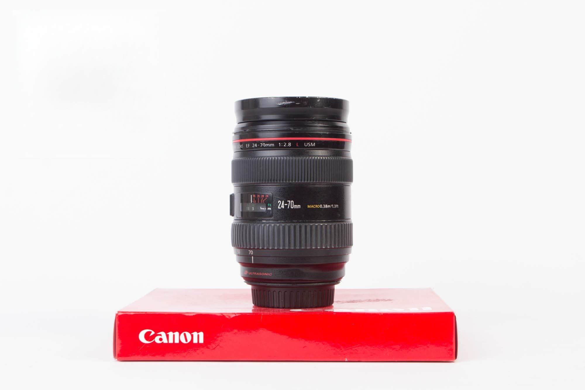 ズームレンズ USM L f2.8 24-70 Canon キャノン フルサイズ対応標準ズームレンズ USM F2.8L EF24-70mm キヤノン レンズ(ズーム)