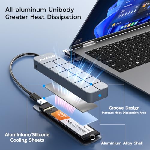 MAIWO M.2 NVMe SSD Enclosure USB3.2 GEN2 10Gbps の商品画像 2
