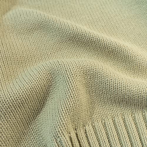 Infant Toddler Boy Crochet Sweater Fine Knitting Unisex Baby Clothes Girl Crewneck Chunky Pullover Top (Beige, 2-3T) #TOP3