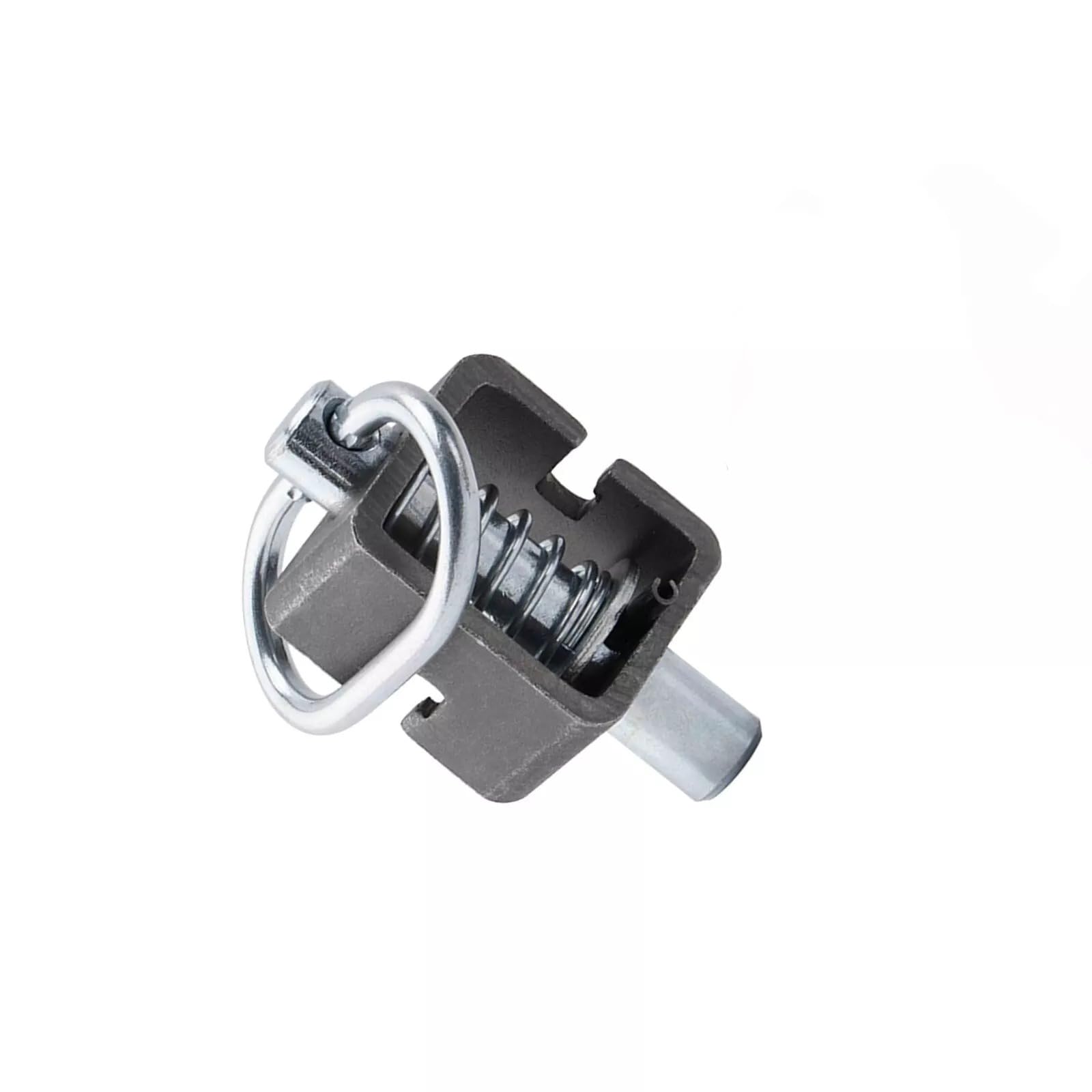Chiusura per cancello del rimorchio, chiusura a molla, montaggio a molla da 5/8" con tubo normale (confezione da 2)