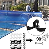 Fulltime E-Gadget Sonnenblende Angelrolle Befestigungsset, Zubehörset Aufrollsysteme Für Solarabdeckung Rollen Für Schwimmbäder Zubehörset