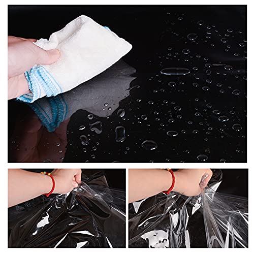 Cubierta de PVC resistente 2x2m transparente para balcón y cenador impermeable 3