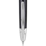 PILOT Vanishing Point Collection Refillable & Retractable Fountain Pen, Blue Carbonesque Barrel with Rhodium Accents, Blue Ink, Medium Nib (60249) – view 4