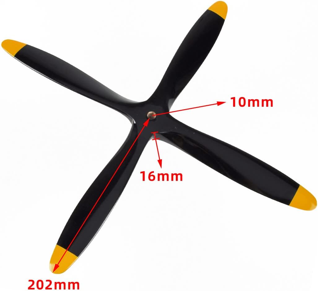 RC Propeller 4-Blade 16×6 Beech Wood Plane for Gasoline Engine Airplane