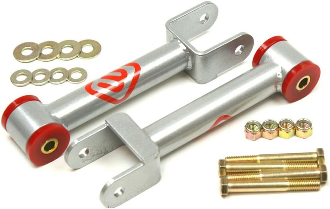 6 COLOR Choices- Made in USA- RED- COMPETITION SERIES- Upper Control Arms Compatible with 78-88 GM G-Body Metric Chassis Monte Carlo Malibu Cutlass El Camino Caballero Le Mans Grand Prix Regal GNX