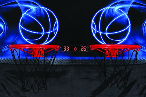 Atomic Jumpball Deluxe Double Electronic Basketball Shootout Includes Four Mini Basketballs And Inflating Air Pump #TOP1