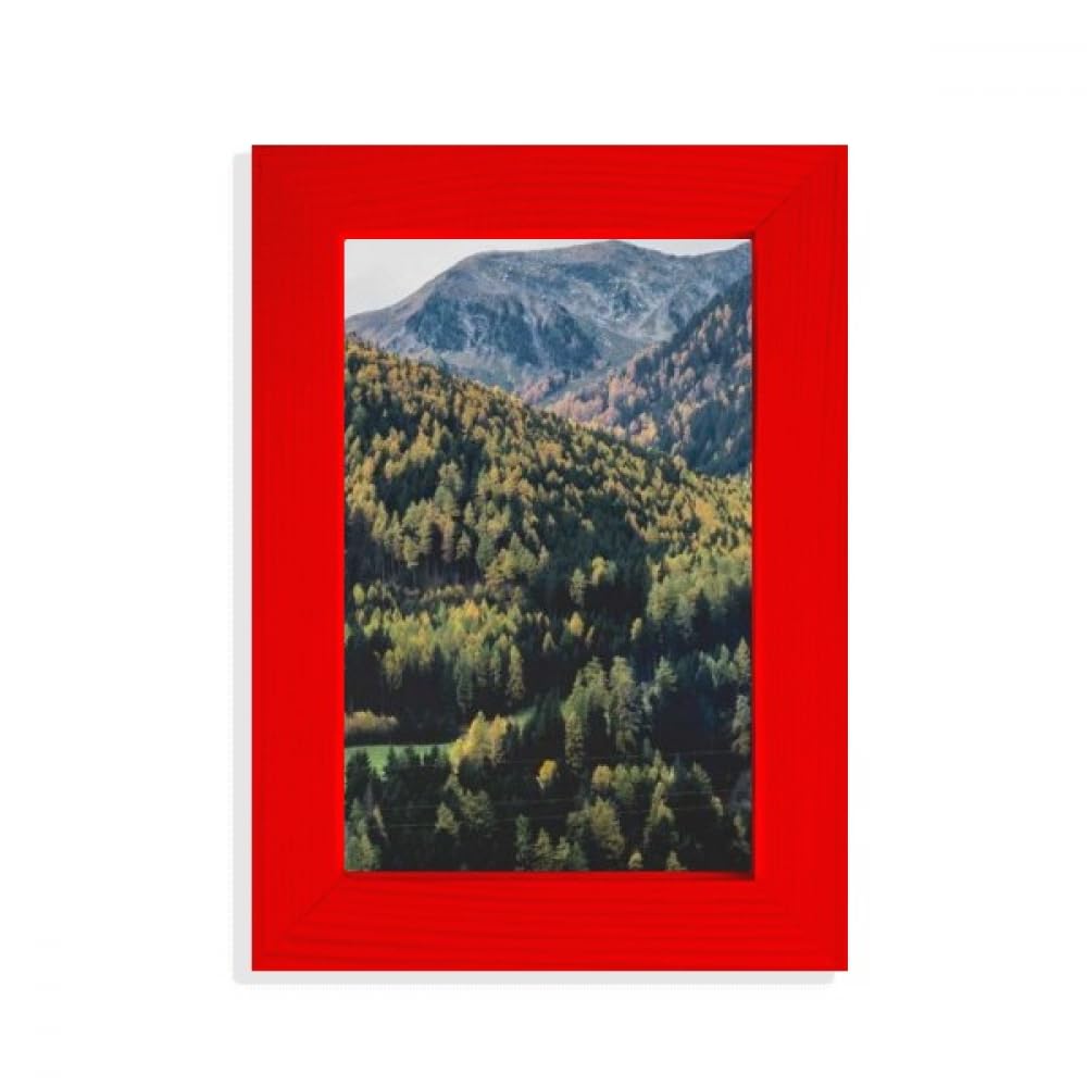 Cadre photo vert pour salon et décor de montagne sauvage