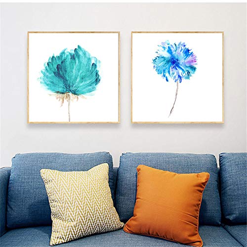 Art mural peinture abstraite sur toile Iris de haute qualité pour décor haut de gamme