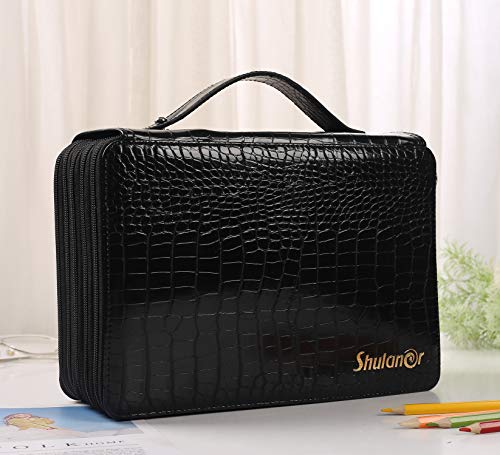 Shulaner SL-PEN-CASE-250 Slots Colored Pencil Case Organizer thumb #5