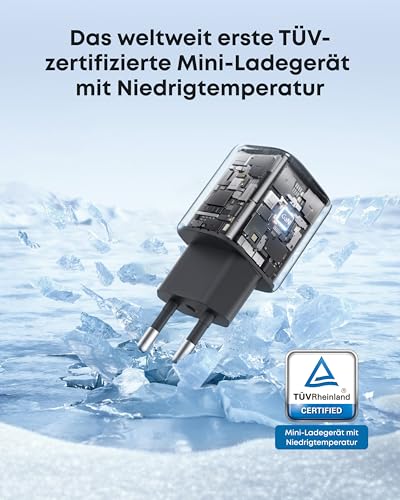 Anker 30W USB C Ladegerät, kompaktes GaN USB C Netzteil – Ansicht 3