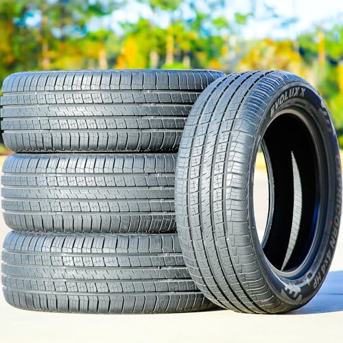 Set of 4 (FOUR) Evoluxx Capricorn 4X4 HP All-Season Truck/SUV Performance Radial Tires-255/65R18 255/65/18 255/65-18 111H Load Range SL 4-Ply BSW Black Side Wall UTQG 480AA