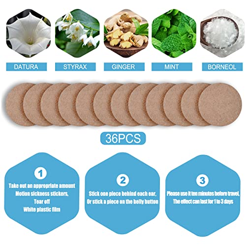 Motion Sickness Patches & Sea Sickness Bands For The Relief Of Nausea And Vertigo In Adults And Kids From Travel Of Cars, Ships, Airplanes & Other Forms Of Transport Movement #TOP6