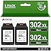 Produktbild ATOPINK 302 Druckerpatronen Schwarz, 302 XL Tintenpatronen Ersatz für HP 302 Druckerpatronen, für OfficeJet 5230 3831 5232 4650 4658, DeskJet 3630 3636 3639 1110, Envy 4524 4520 4527 4525 (2er-Pack)