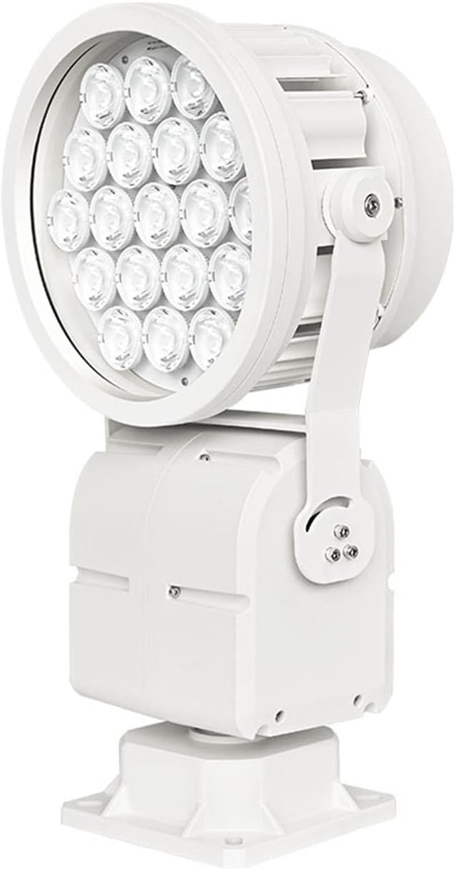 Green Inova Marine LED Boat Search Light, 160W, 14,000 Lumens, 350° ±45° Rotation Fishing Search Light, Wireless Remote Control, Narrow Beam 3.6° [Energy Class A+++]