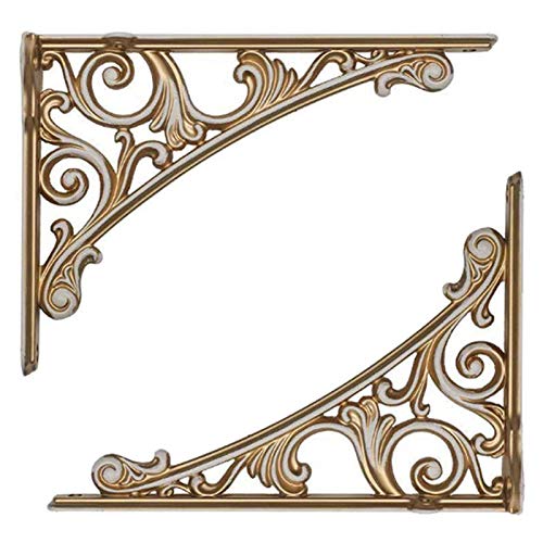 Soporte de Estante Vintage, Soporte de Estantería Triangular de Metal, Soporte de Estantería Montado en La Pared, Aleación de Zinc, Estante de Pared Para Flores, Soportes de Soporte de Estantería De Cover