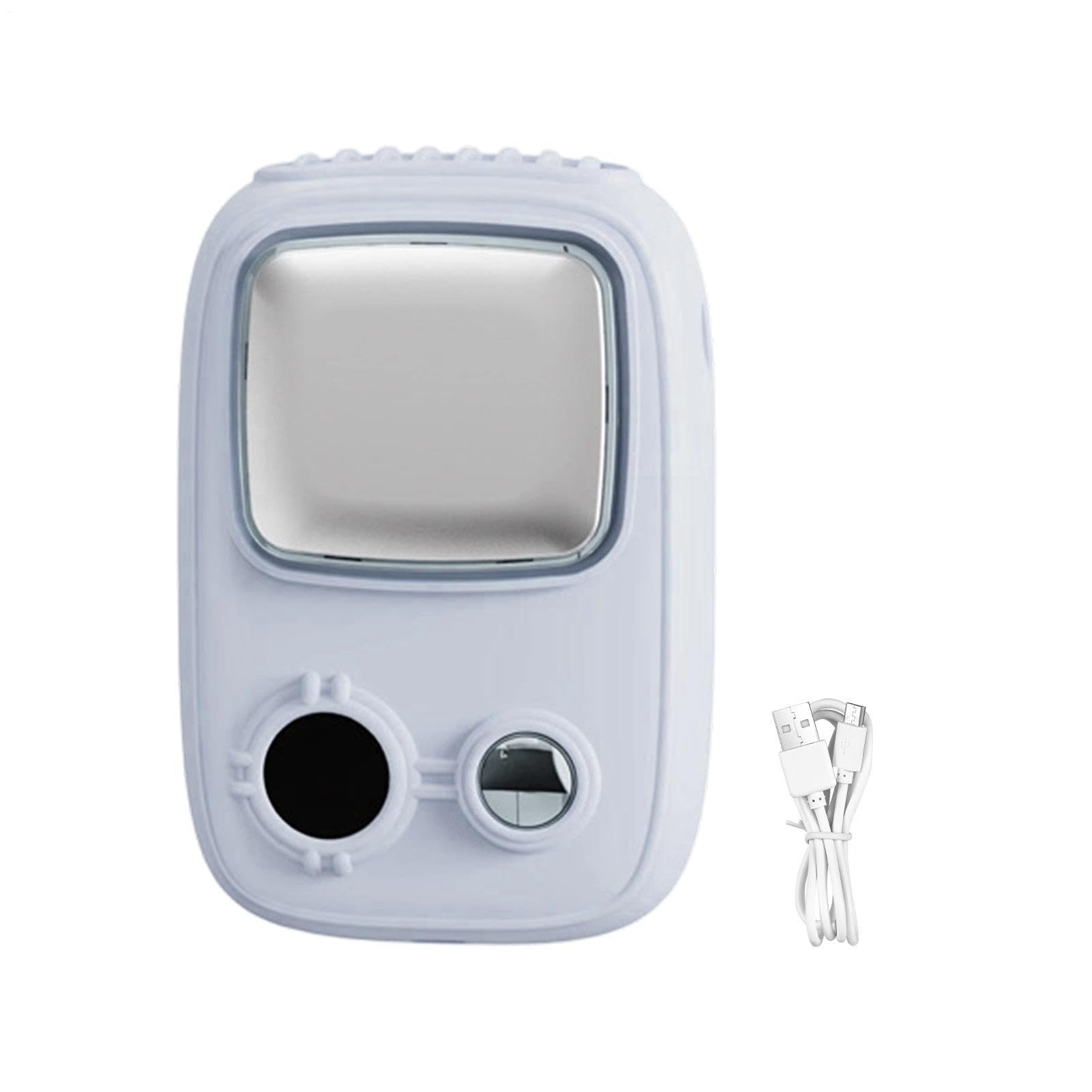 Ventilatore Portatile Da Collo Portatile USB Ricaricabile ad Alta | Ventilatore di Raffreddamento a Mano Raffrescatore d'Aria per Viaggio Campeggio Sport Escursionismo Spiaggia Bambini Adulti