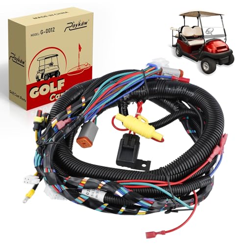 Consejos para Comprar Cables principales los más solicitados. 41 Roykaw Arnés de control de cableado principal para carritos de golf compatible con vehículos eléctricos Club Car Precedent 2012-2014, OEM# 103850301