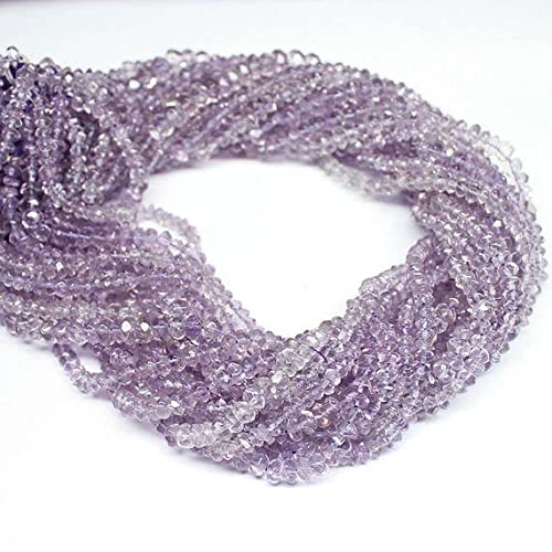 Perles améthyste rose naturelle LKBEADS facettées haut de gamme pour bijoux fins