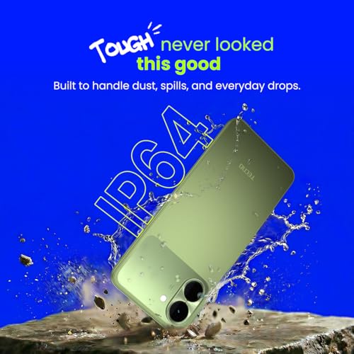 Image of POP X (Chilly Green, 4GB+64GB) | 120Hz 6.74 inch Smooth Display| IP64 Protection & Drop Resistant | No Network Communication* | AI Active Noise Cancellation | AI Song Identification |AI Flash Snap|5000mAh