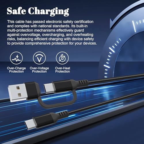 Câble de microphone USB-C Saipomor 3m pour Fifine AmpliGame A6 et HyperX - 5