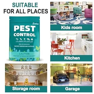 Pest Control Pouches, Rodent Repellent, Indoor Mice Repellent, Repel Mice,Mouse,Rats,Ant,Roach,Spider,Moths& Other Pest,Mouse Repellent Pouches,Safe for Kids & Pets,Pest Repellent-10 Pouches