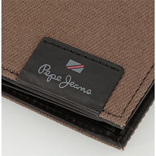 Pepe Jeans Unisex. 7411133 Cartera De Piel Hilltop Vertical Marron (Osfa), MarróN, Casual - 6
